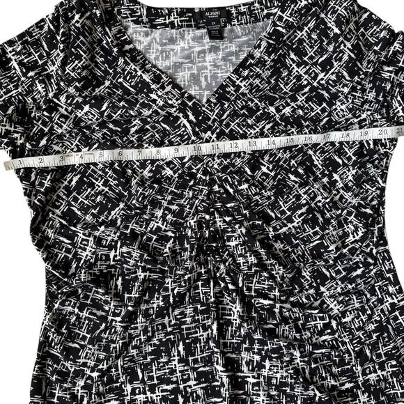 Alfani Ruched V-Neck Blouse - Picture 5 of 6